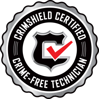 Crimshild Certified Crime Free Technician logo